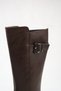 Women's Stylish Buckle-Strap Below-The-Knee Boots in Brown - 3