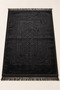 Soft Velvet Textured Prayer Mat - Patterned Tufted Prayer Mat
