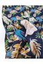 Navy Blue over Green Khaki Mustard Beige Blue Floral Patterned Cotton Voile Fabric for Shirts & Dresses En: 1 - 6