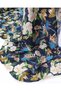 Navy Blue over Green Khaki Mustard Beige Blue Floral Patterned Cotton Voile Fabric for Shirts & Dresses En: 1 - 7
