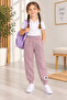 Girls' School Jogger Sweatpants with Double Pockets