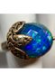 Bronze Women's Ring Authentic Copper Jewelry Color Changing Feeling Stone Nilüfer Model Adjustable Vintage - 2