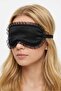 5-Piece Advantage Pack Special Design Ruffled Black Unisex Sleep Mask - Lightproof Stylish Eye Mask Set - 4