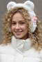 White Color Rabbit Model Plush Children's Headphones