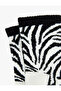 Zebra Patterned Socks - 3