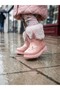 Waterproof Thermal Warm Lined Girls' Rain Boots - 5