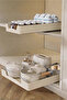 Small Size Multi-Purpose Rail Cabinet Drawer Organizer Sliding Kitchen Bathroom Pantry Organizer 1 Piece - 4