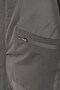 Men's Relax Fit Comfortable Cut Patterned Stand Collar Elastic Cuff Lined Zipper Pocket Gray Puffer Jacket - 3