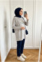 Women's Floral Embroidery Detailed Loose Long Sweatshirt Tunic