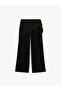 Wide-Legged Trousers with Pockets, Tie-Waist, and Shawl Detail - 2