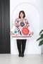 Women's Lycra Viscose V-Neck Plus Size Tunic - 2