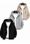 3-Piece Hooded Unisex Zippered Sweatshirt / Cardigan