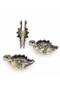 Pearlescent Dinosaur Bone Buckle 10cm - 2
