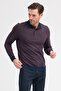 Men's Polo Neck Long Sleeve Sweatshirt - 3