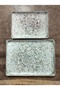 30X22 cm and 23X17 cm 2-Piece Rectangular Presentation Plates - 2