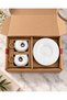Nazar 2-Person Lucky Charm Special Boxed Gold Detailed Coffee Cup Set 90 ml - 4
