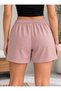 Women's Elastic Waist Linen Shorts - 5
