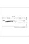 Plenus Tomato Knife with Stainless-Steel Blade and Black Polypropylene Handle 5" - 3
