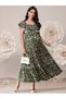 Rochie maxi, verde - S - 4