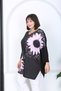 Women's Lycra Viscose V-Neck Plus Size Tunic - 2