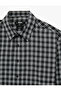 Comfortable Fit Classic Collar Plaid Long Sleeve Shirt - 3