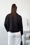 Women's Shirt Collar Buttoned Short Trench Coat Black - 27K 3056 - 5