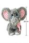 Plush Cute Elephant Blue 28 cm Cute and Comfortable: Plush Sleeping Pillow Hugging Companion Decorative Toy - 3