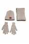 Kitti 9-15 Years Old Boys' Lined Scarf, Beanie, Gloves 3-Piece Set - 2