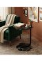 A stylish and modern side table with a rose-shaped top, perfect for living rooms and coffee shops. - 2