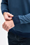 Men's Polo Neck Long Sleeve Sweatshirt - 3