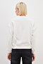 3 Threaded Unprinted Rabbit Printed Oversize Sweatshirt - 8