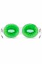 Kiwi Patterned Green Transparent Sinusitis Wrinkle Hot Cold Eye Relaxing Comfortable Sleep Eye Mask - 2