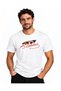 Ataturk Eyes and Red Signature Printed White Unisex 100% Cotton Premium T-Shirt