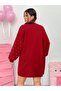Rochie mini, roșie - 1XL - 2