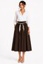 Gabardine Skirt with Scarf - 2