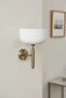 White Rocha Torch Body Sconce Metal Rustic E27 Single Cafe Boutique Lamp Lighting - 4