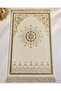 Velvet Lined Prayer Rug with Mihrap Star Pattern 70X115 cm Soft Textured Luxury Prayer Mat and Gift Set