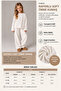 Children's Patterned Pajama Set – Long Sleeve Soft Comfortable Top and Bottom Pajama Sets - 4