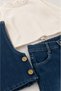 Girls' Shirted Denim Suit - 6