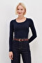 Basic U Neck Slim Fit Crop Body
