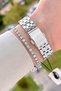 Dial Pink Strap Gray Color 30 mm Same as in the Image Women's Wristwatch and Bracelet - 4