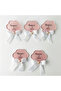 Baby Candy Gift Bebe-343P Cloud-Shaped Pink Transparent Plexiglass Magnet on the Back - 2