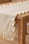 Beige Ruffled Colber Runner 45X115 cm - 5