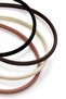 4 Pieces Thin Matte Soft Colors Crown - 4