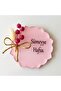 Baby Candy Gift Bebe-337P Flower Cut Pink Plexi Magnet - 30 Pieces - 6