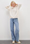 3 Thread Ribbed Hooded Oversized Sweatshirt - 7