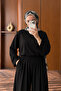 Slit Detail Trouser Suit - Black - 2