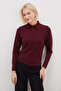 Half Zip Polo Collar Slim Fit Modal Sweatshirt - 7