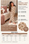 Children's Patterned Pajama Set – Long Sleeve Soft Comfortable Top and Bottom Pajama Sets - 3