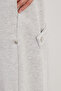 Sweatpants with Snap Buttons on the Sides and Elastic Waistband - 4